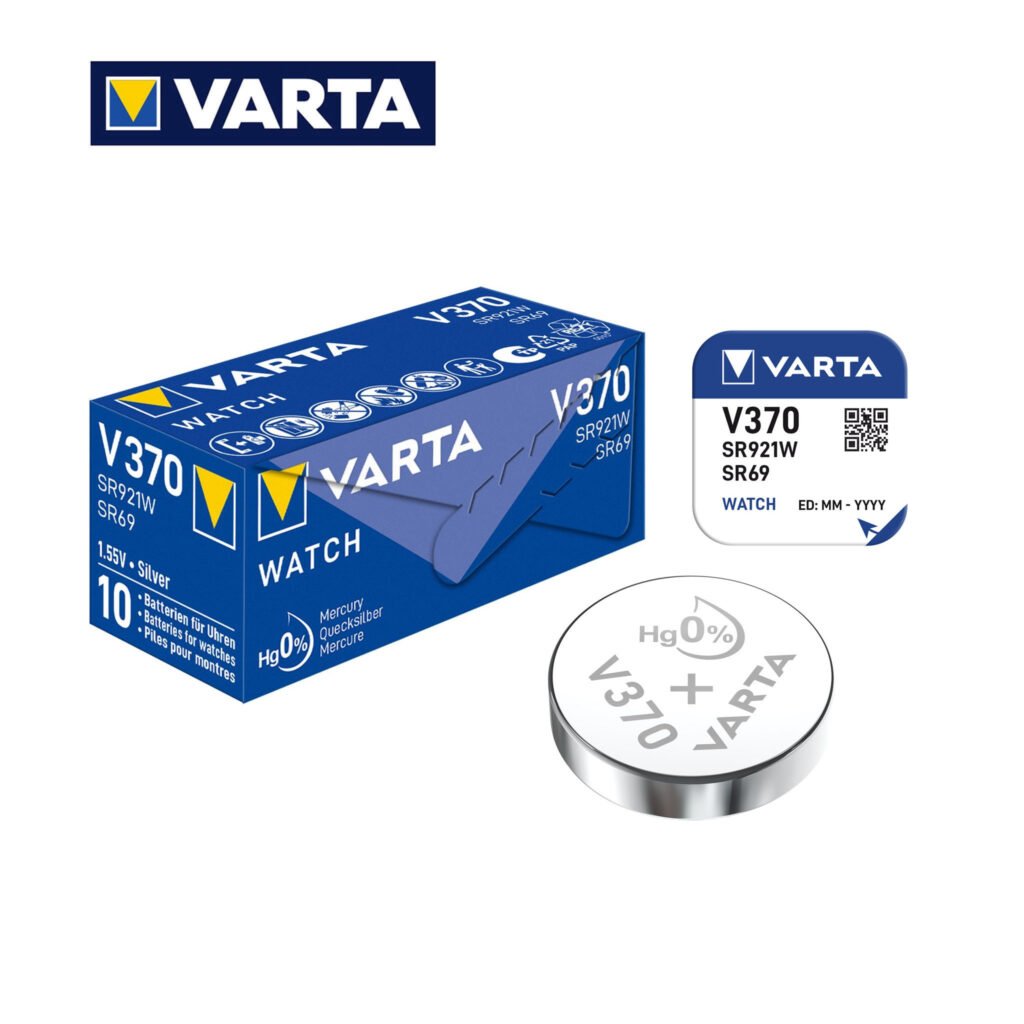 V370 VARTA OROLOGERIA COIN SILVER PZ1