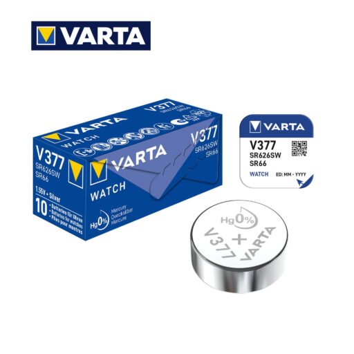 V377 Varta Orologeria Coin Silver Pz1