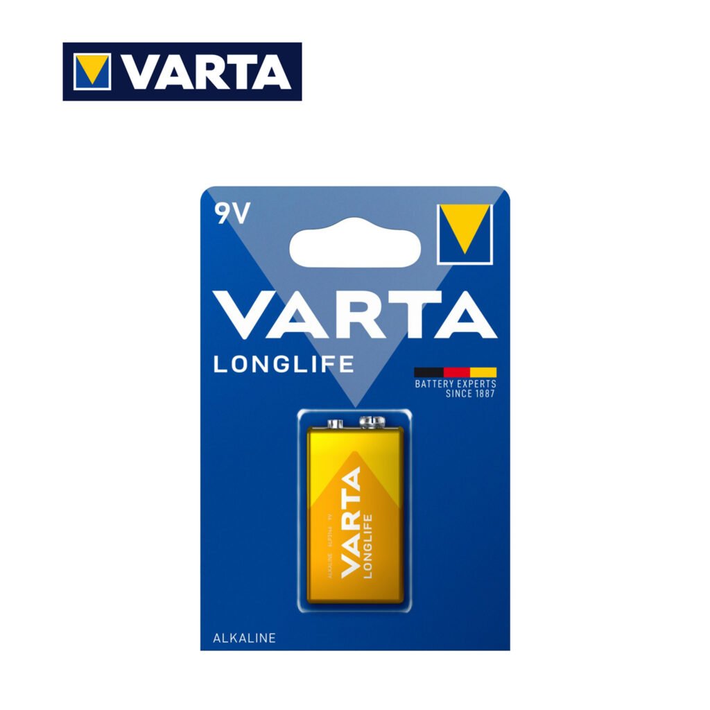 9V Longlife Varta Alkaline Pila Bl1