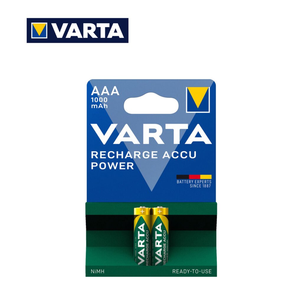 Aaa 1000Mah Power Varta Ricaricabile Pila Bl2