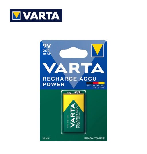 9V 200Mah Power Varta Ricaricabile Pila Bl1