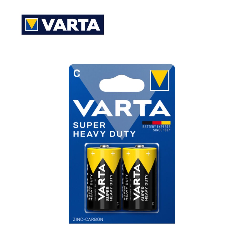 C MEZZA TORCIA ZINCO CARBONE VARTA SUPER PILA BL2
