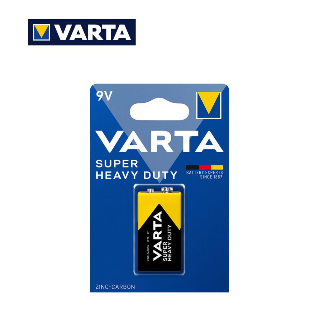 9V  ZINCO CARBONE VARTA SUPER PILA BL1