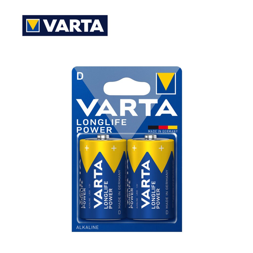 D TORCIA LONGLIFE POWER VARTA ALKALINE PILA BL2