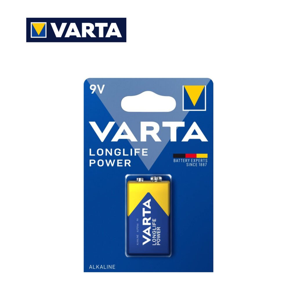 9V Longlife Power Varta Alkaline Pila Bl1