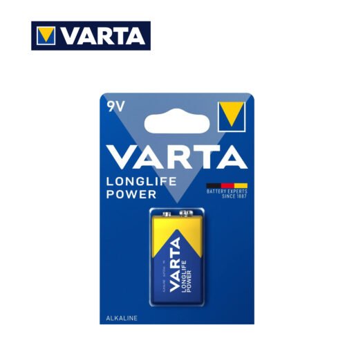 9V Longlife Power Varta Alkaline Pila Bl1
