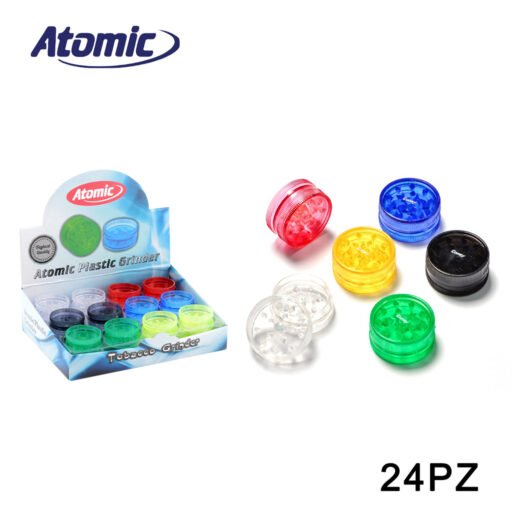 Art.0212406 Atomic Mini Grinder 30Mm 6 Colori Ass. Conf.24Pz