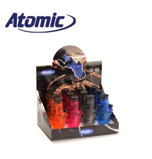 Art.2180500 Atomic Accendino Turbo Bong 4 Colori Conf.12Pz