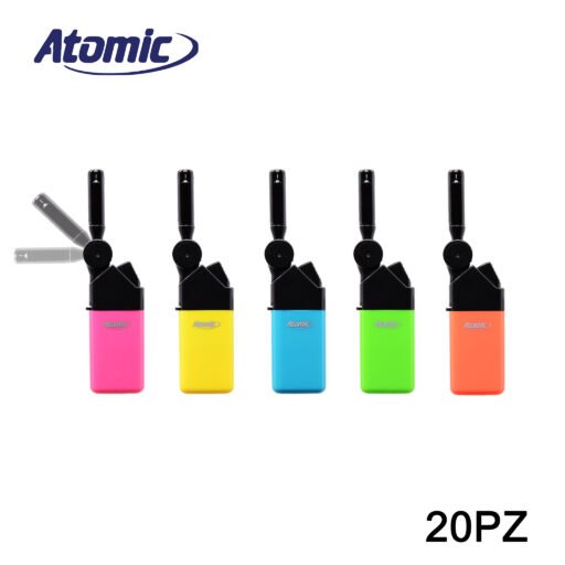 Art.3692502 Atomic Mini Accenigas Bbq Knick Neon Colori Ass. Conf.20Pz