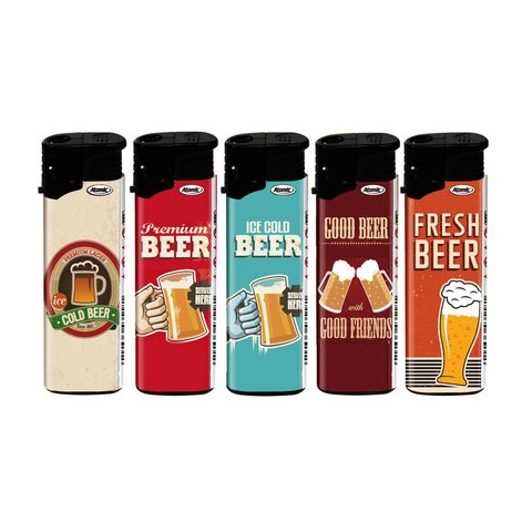Art.3771011 Atomic Accendino Turbo Birra Conf.50