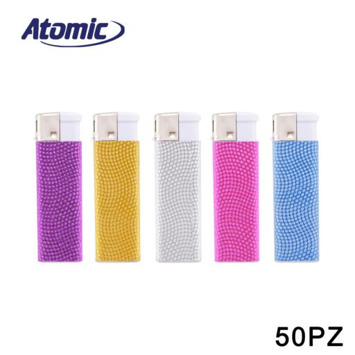 Art.3607454 Atomic Accendino Piatto Sparkling Diamond Conf.50Pz