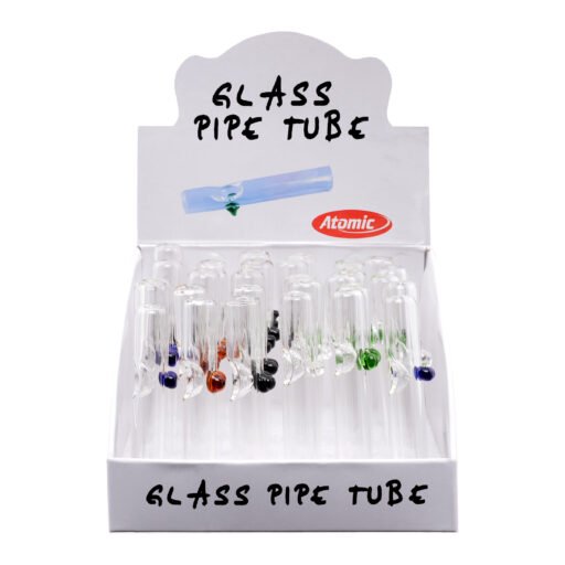Art.0212772 Atomic Pipa In Vetro 5 Colori Ass. Conf.30Pz