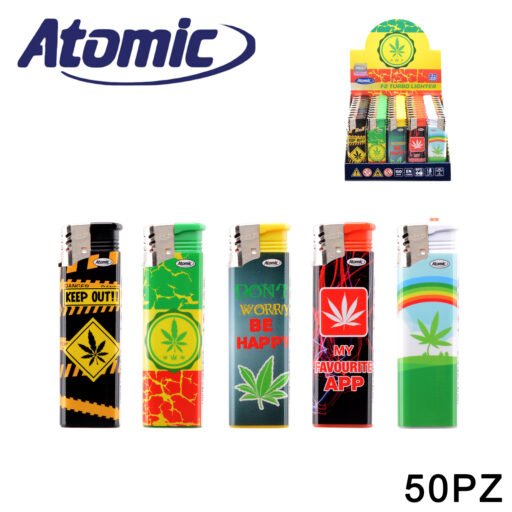 Art.3771015 Atomic Accendino Turbo F2 Conf.50Pz