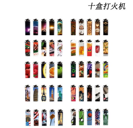 Art.3940001 Atomic Accendino Monouso 10 Disegni Misti Conf.50Pzx10
