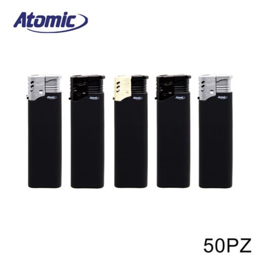 Accendino Turbo F2 Black Line Conf.50Pz Atomic Art.3770003 Pz1