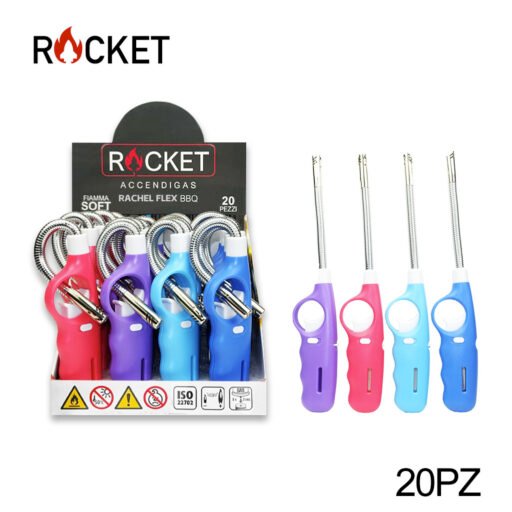 Art.8326001 Rocket Accendigas Rachel Flex 20Pz