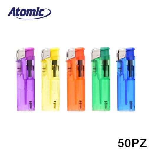 Accendino Electronic Trasparenti Conf.50Pz Atomic Art.3645000 Pz1
