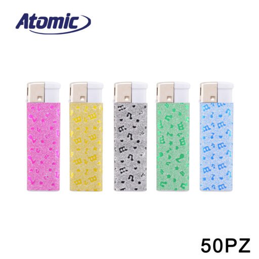 Art.3607455 Atomic Accendino Piatto Sparkling Music Conf.50Pz