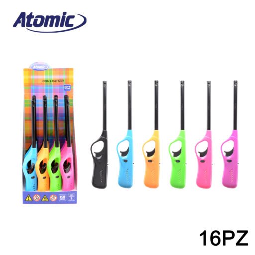 Art.4012500 Atomic Accendigas Bbq Ariella 6 Colori Ass. Conf.16Pz