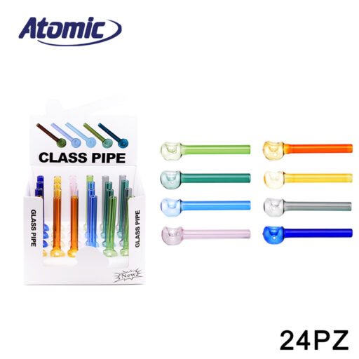Art.0212811 Atomic Pipa In Vetro Basic 8 Colori Ass. Conf.24Pz