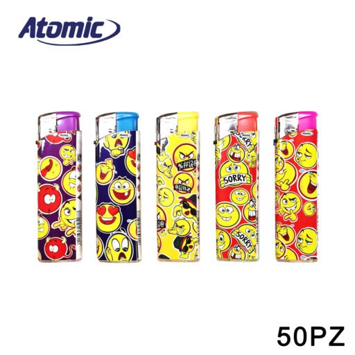 Art.3645138 Atomic Accendino F10 A Lot Of Emojy Conf.50Pz