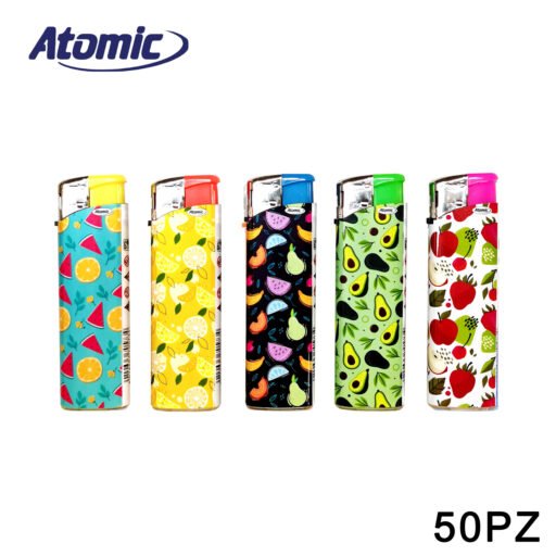 Art.3645137 Atomic Accendino F10 A Lot Of Fruits Conf.50Pz