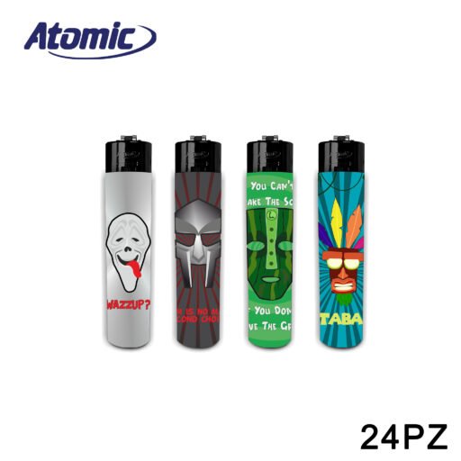 Art.3935378 Atomic Accendino Festival Masks Ii Conf.24Pz