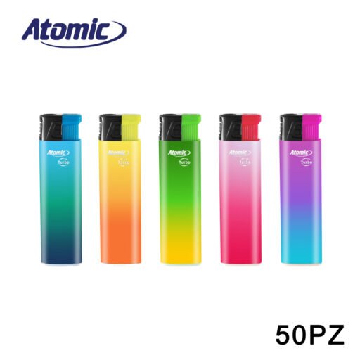 Art.3731001 Atomic Accendino Turbo Fix Gomma Tocco Conf.50Pz