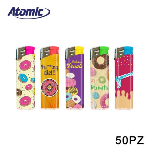 Art.3648005 Atomic Accendino F11 Donuts Conf.50Pz