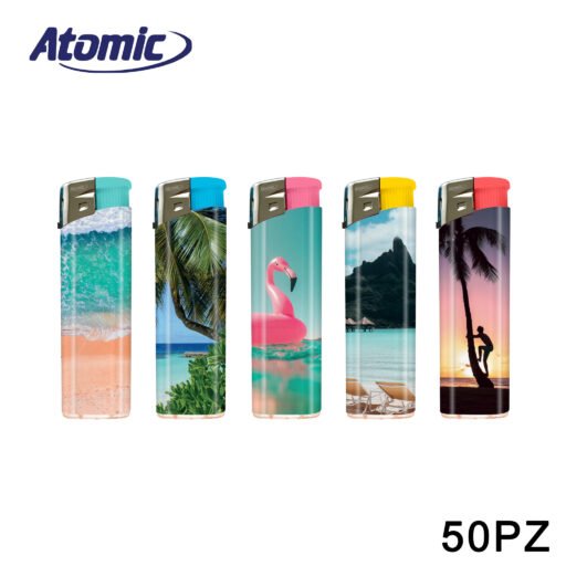 Art.3648008 Atomic Accendino F11 Beach Life Conf.50Pz