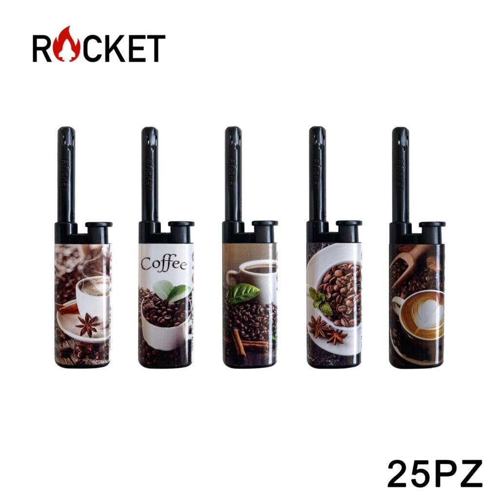 Art.8326222 Rocket Mini Accendigas Bbq Lighter Julia Softflame Coffee B0244 25Pz