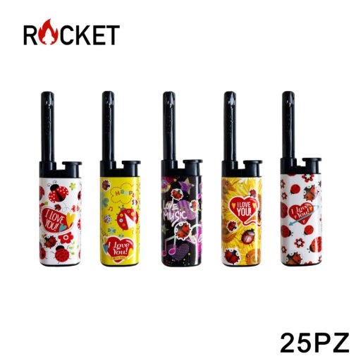 Art.8326223 Rocket Mini Bbq Lighter Julia Softflame Ladydbugs R0540 25Pz