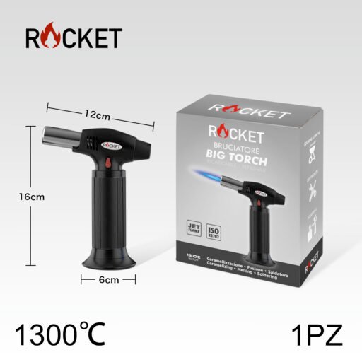 Art.8326233 Rocket Bruciatore Big Torch Nero Bl1
