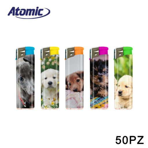 Art.3648020 Atomic Accendino F11 Puppies Conf.50Pz