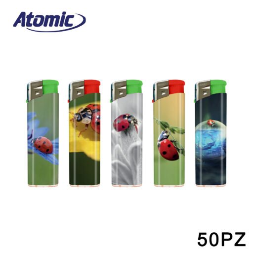 Art.3648022 Atomic Accendino F11 Ladybug Conf.50Pz