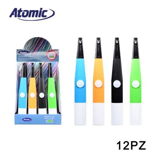 Art.4020803 Atomic Accendigas Igniter Spark 4 Colori Ass. Conf.12Pz