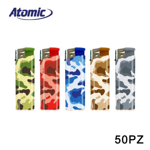 Accendino Electronic F11 Camouflage Conf.50Pz Atomic Art.3648064 Pz1