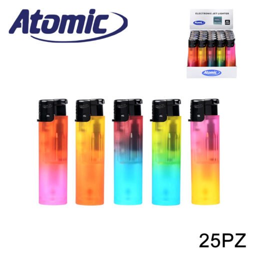 Art.2514311 Atomic Coney Accendino Oval Turbo 2-Tone Rubber Ass. Conf.25Pz