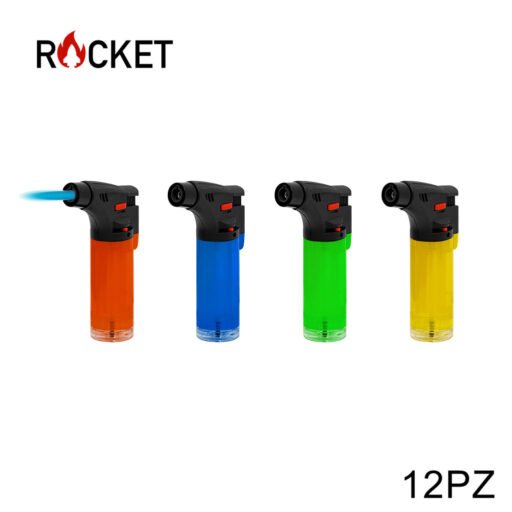 Art.8326267 Rocket Torcia Turbo Semi Transparent Colors Ass. 12Pz