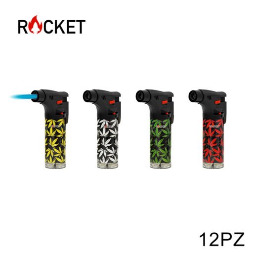 Art.8326271 Rocket Torcia Turbo Cannabis Ass. 12Pz