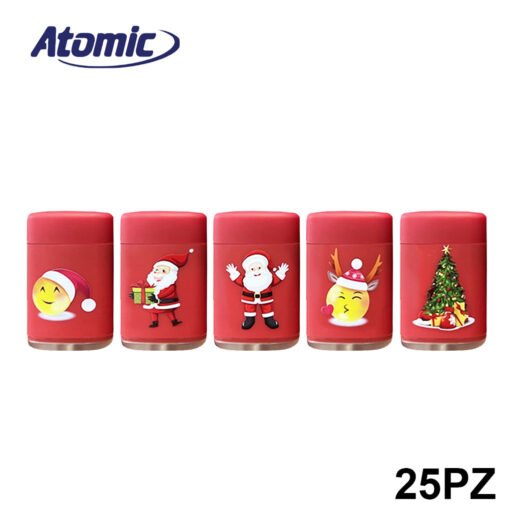 Art.2516070 Atomic Accendino Turbo Christmas Conf.25Pz