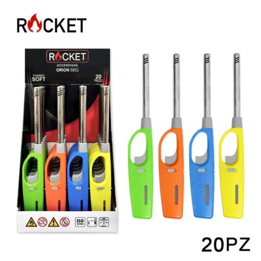 Art.8326274 Rocket Accendigas Bbq Orion 23Cm 4 Colori Ass. Conf.20Pz