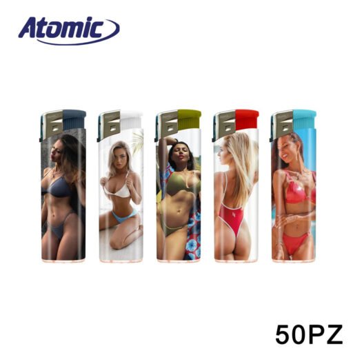Accendino Elettronic F11 Bikini Girls Conf.50Pz Atomic Art.3648088 Pz1