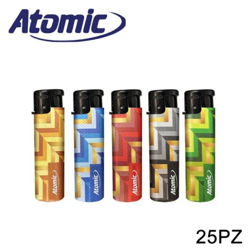Art.2514312 Atomic Coney Accendino Oval Turbo Touchy Clored Cubes Ass. Conf.25Pz