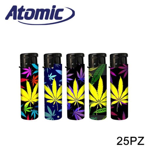 Art.2514314 Atomic Coney Accendino Oval Turbo Leaf Ass. Conf.25Pz