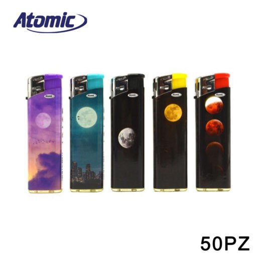Accendino Electronic F11 Moon Conf.50Pz Atomic Art.3648095 Pz1