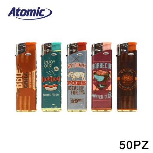 Accendino Electronic F11 Grill Conf.50Pz Atomic Art.3648096 Pz1