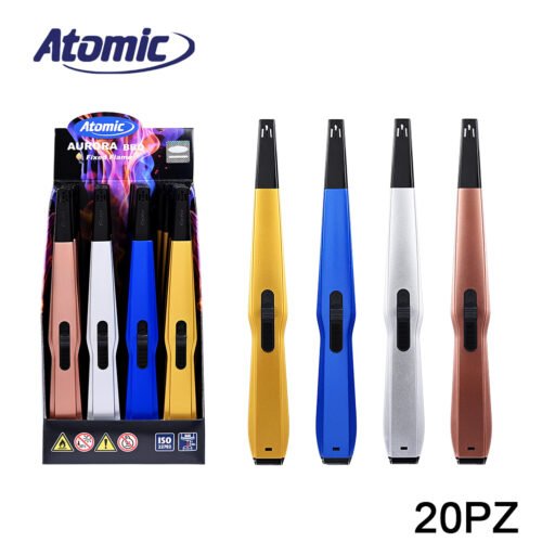 ATOMIC ACCENDIGAS BBQ AURORA METALLIC 21CM CONF.20PZ ART.4018710