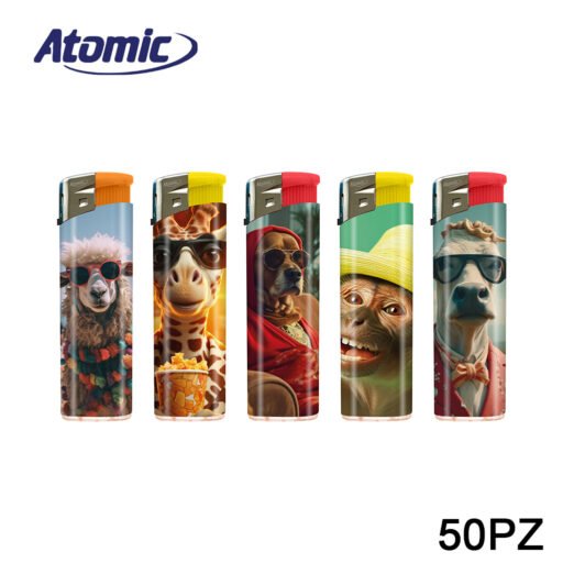 ATOMIC ACCENDINO FUNNY ANIMALS CONF.50PZ ART.3648100