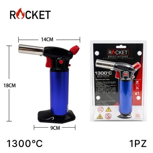 ROCKET TURBO BRUCIATORE RICARICABILE BLU